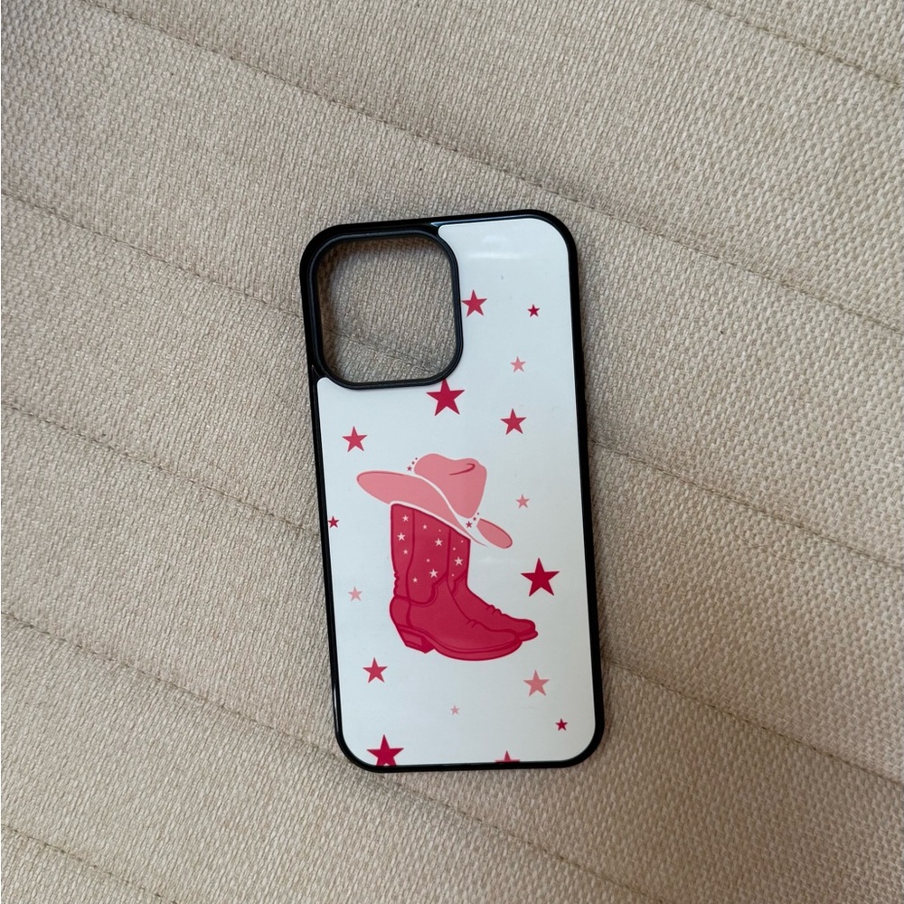 Cowboy Boot and Hat iPhone Case - iPhone 14 Pro Max